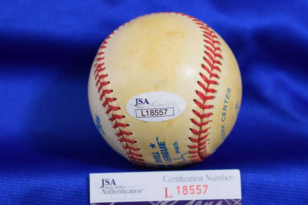 Don Larsen JSA COA Autograph American League OAL Signed Baseball 1956-10-08