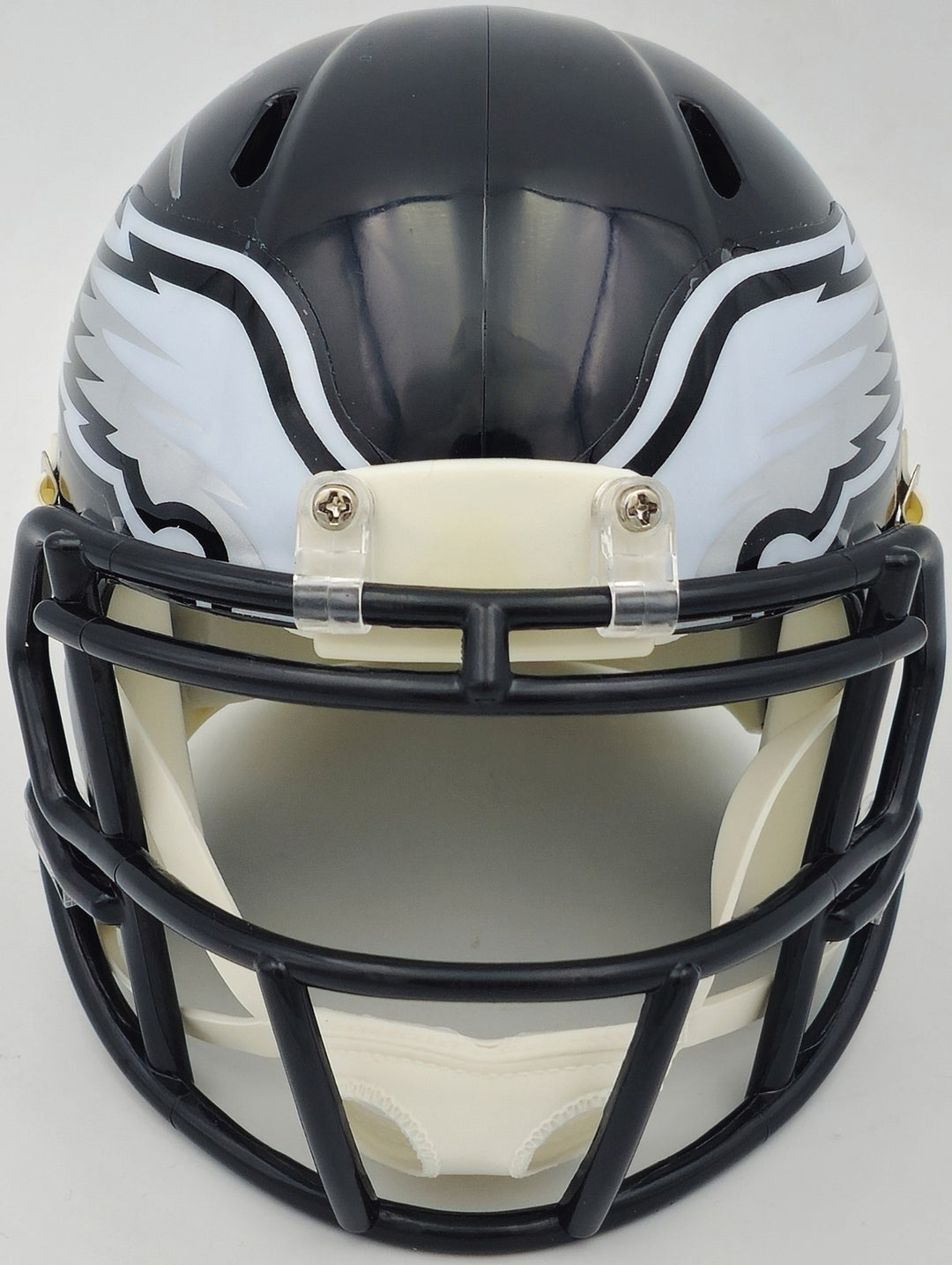 Jalen Carter Signed Eagles 2022 Alternate Black Speed Mini Helmet Beckett Wit