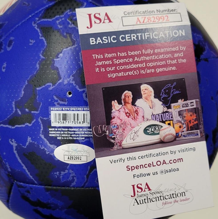 Giovanni Gio Reyna signed "Go USA!" Team Soccer Ball autograph Dortmund ~ JSA