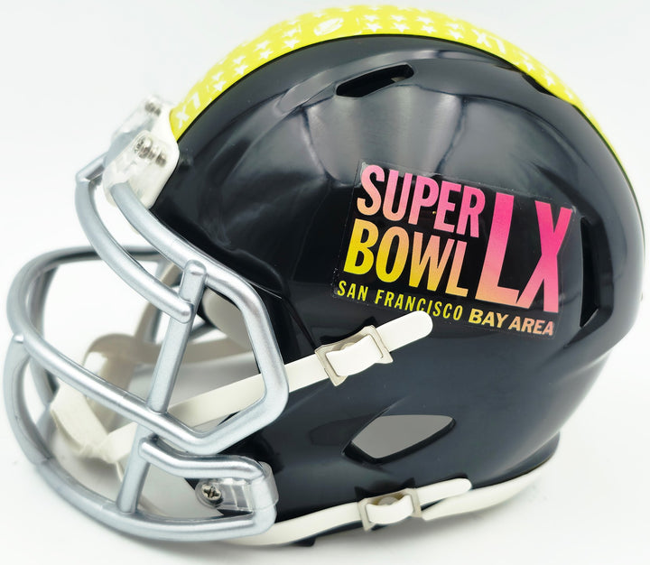 Michael Dickson Signed Seahawks Black SB LX Speed Mini Helmet MCS COA