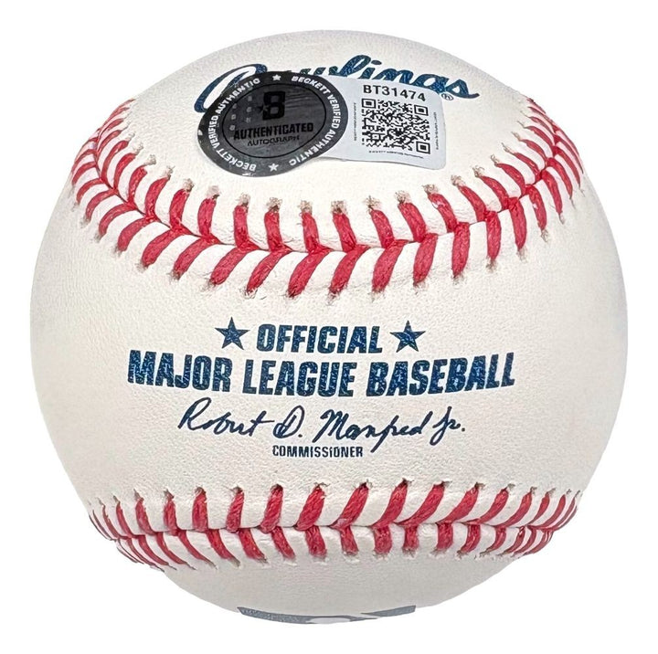 Colston Montgomery Chicago White Sox Signed Official MLB Baseball BAS
