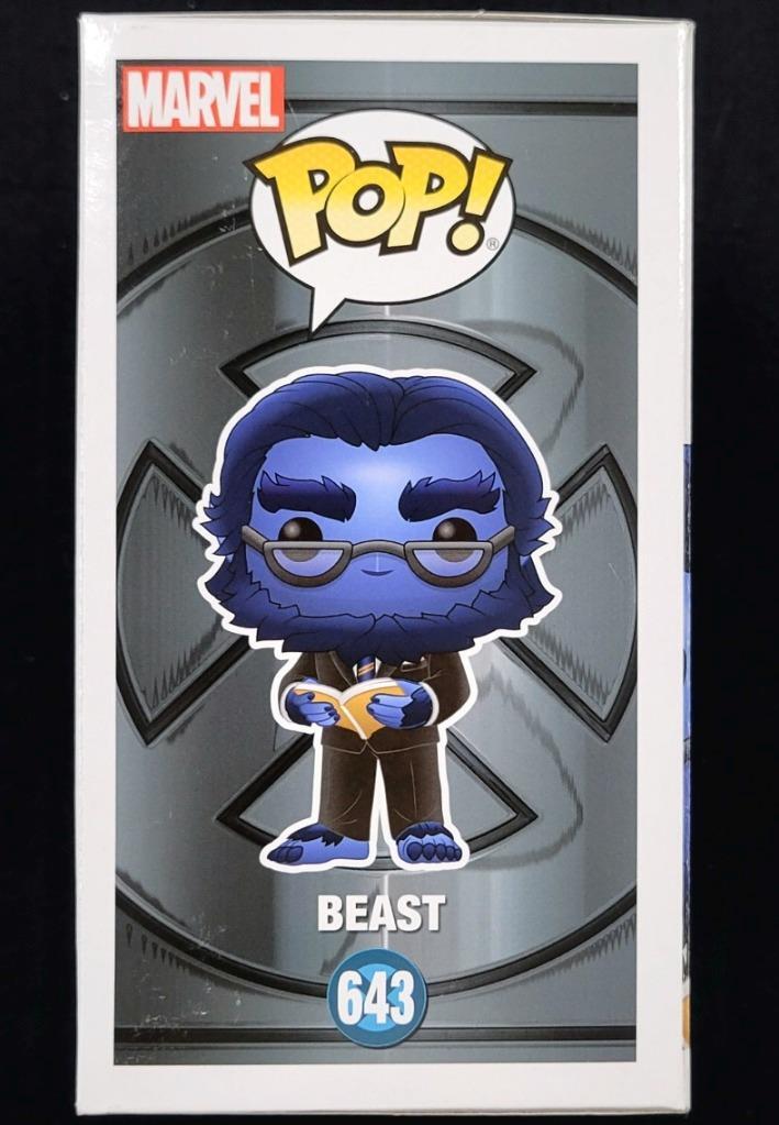 Kelsey Grammer signed Beast X-Men Funko Pop! figure orange autograph BAS Beckett