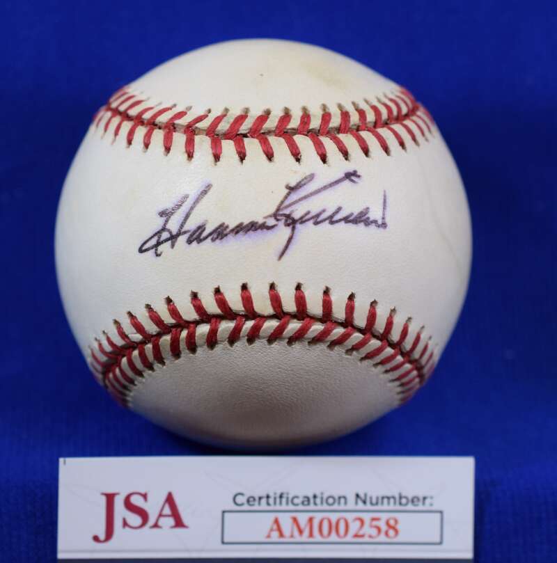 Harmon Killebrew JSA Cert Autograph American League OAL Signed Baseball 4