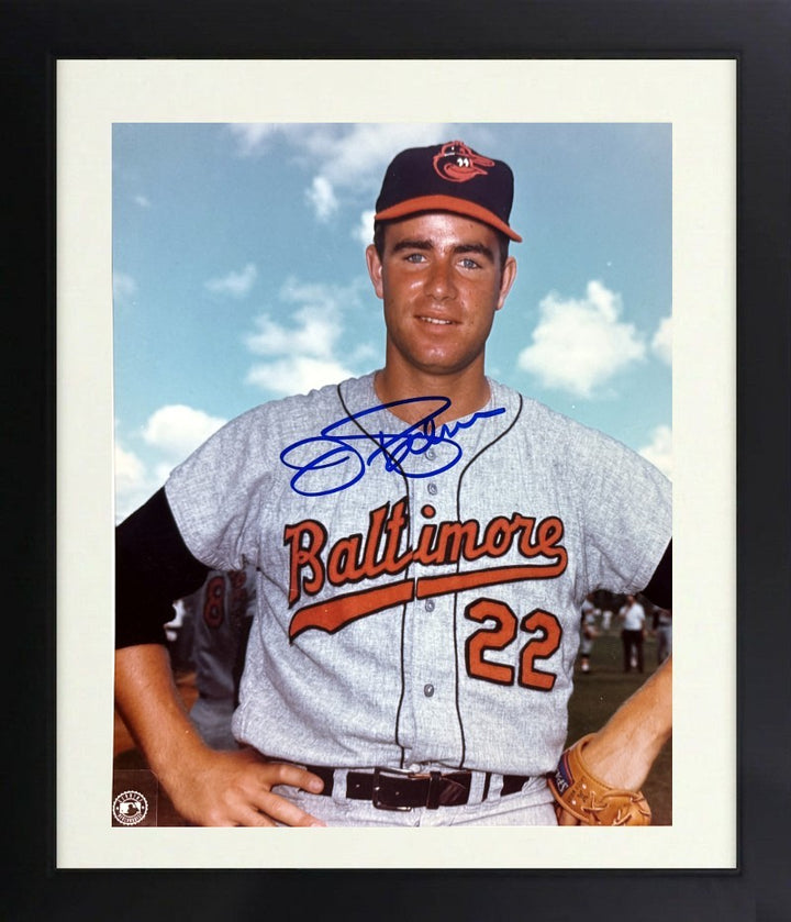Jim Palmer signed Baltimore Orioles MLB 8x10 Photo imperfect Framed - COA (HOF)