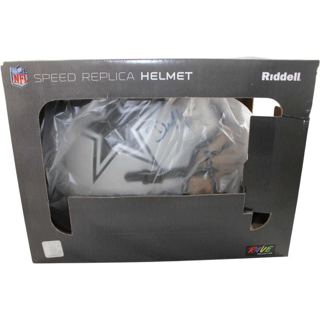 Demarcus Ware Autographed Dallas Cowboys F/S Rave Helmet Beckett Witness 56365