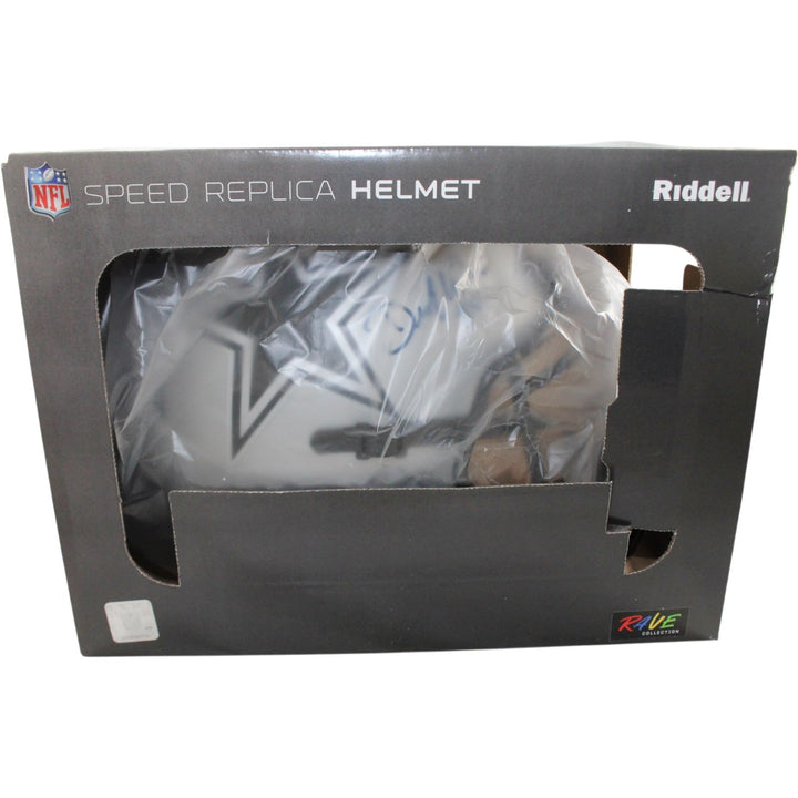 Demarcus Ware Autographed Dallas Cowboys F/S Rave Helmet Beckett Witness 56365
