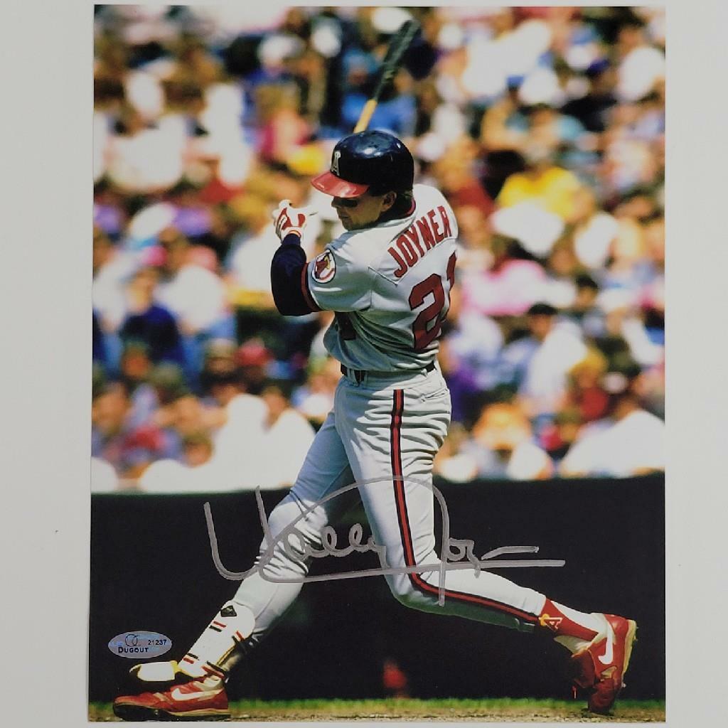 Wally Joyner signed California Angels 8x10 Photo #2 Autograph ~ OC Dugout Holo