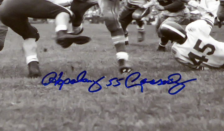 Howard "Hopalong" Cassady Signed 16x20 Photo Ohio State Buckeyes In Blue Beckett