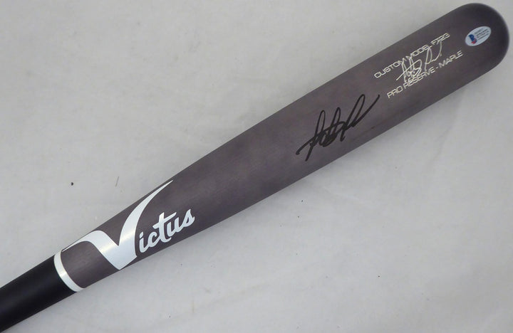 Fernando Tatis Jr. Signed Gray Victus Game Model Bat San Diego Padres Beckett