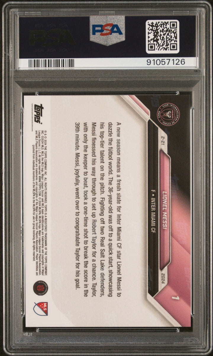 Graded 2024 Now MLS Lionel Messi #1 Maestro Creates 1st Goal of 2024 MLS S
