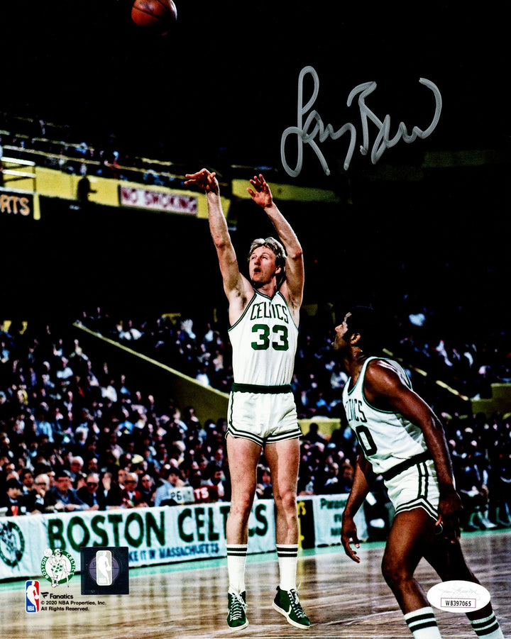 Larry Bird Autographed Signed 8x10 Photo Boston Celtics JSA