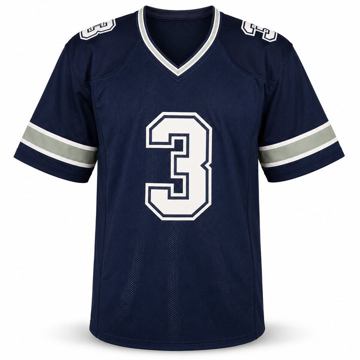 Dallas Cowboys George Pickens Autographed Blue Jersey JSA Witness
