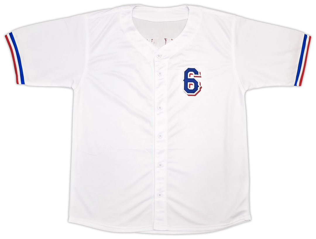 Texas Rangers Josh Jung Signed White Jersey "23 WS Champs" Beckett Witness