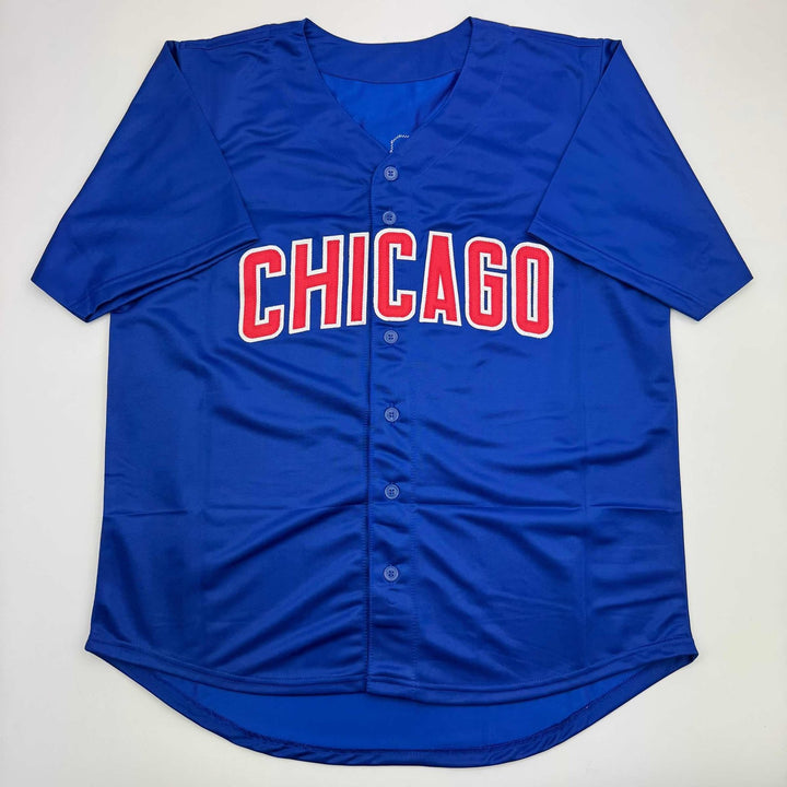 Autographed/Signed Thomas Ian Nicholas Rookie Of The Year Blue Jersey COA
