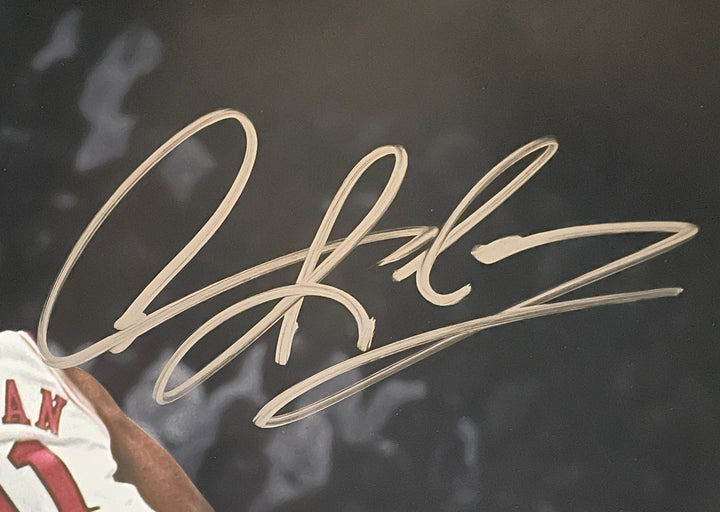 Dennis Rodman Autographed/Signed Chicago Bulls 16x20 Photo Beckett 44473