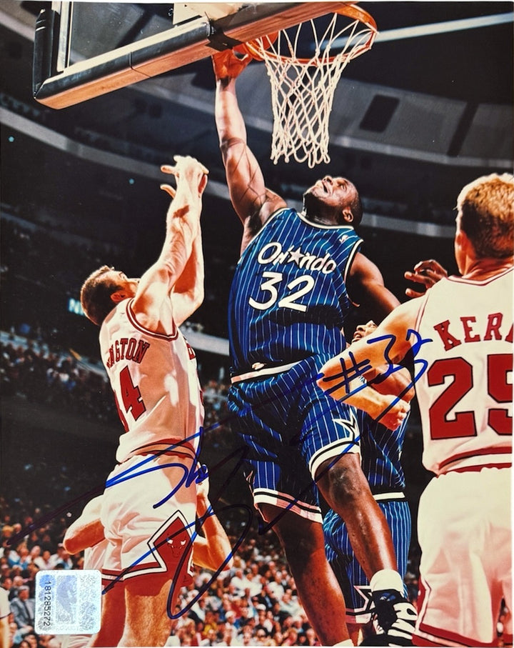 Shaquille O'Neal signed Orlando Magic NBA 8x10 Photo #32-The Score Board COA HOF