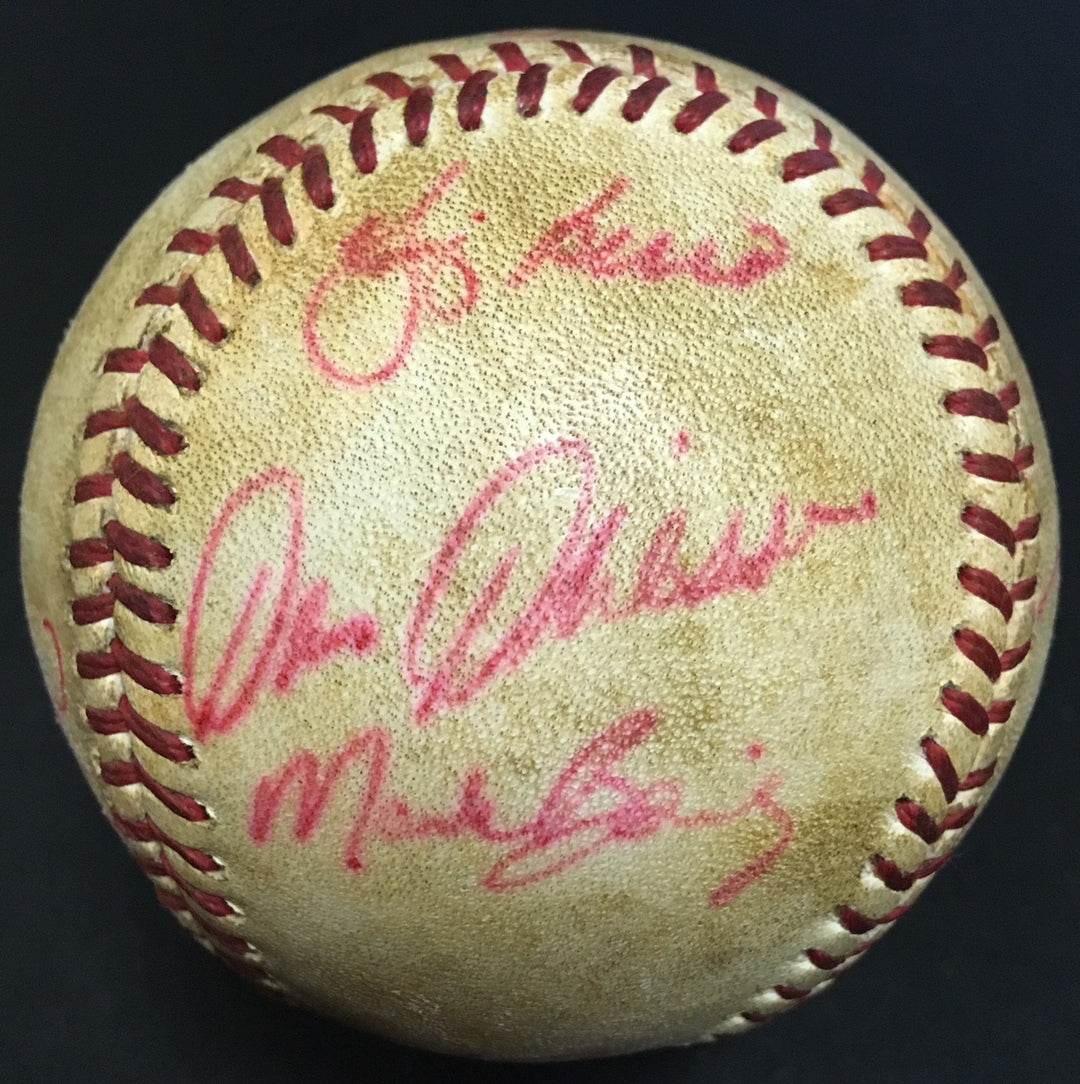 1988 Houston Astros team signed baseball 13 auto Yogi Berra Mike Scott CBM COA