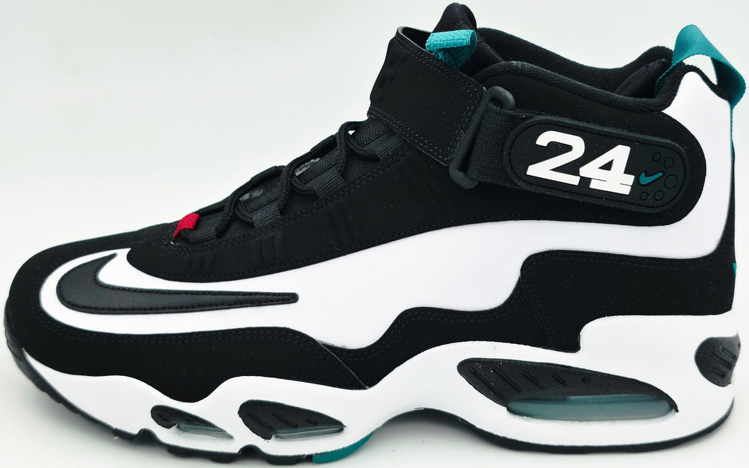 Ken Griffey Jr. Signed White & Black Nike Air Griffey Max 1 Shoes Mariners Size