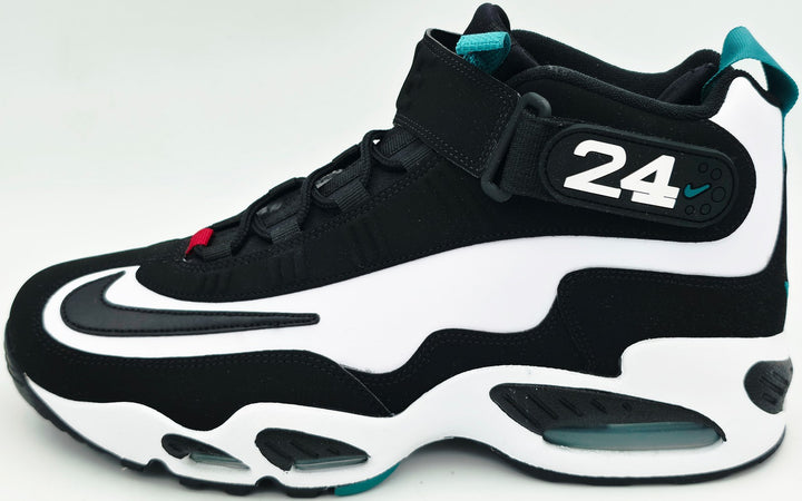 Ken Griffey Jr. Signed White & Black Nike Air Griffey Max 1 Shoes Mariners Size