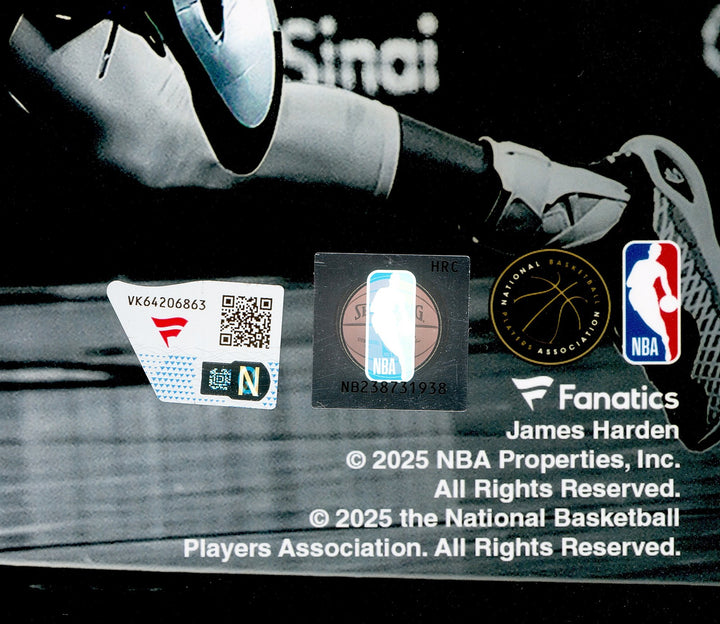 James Harden Signed 11x14 Photo Los Angeles Clippers Spotlight Fanatics Holo