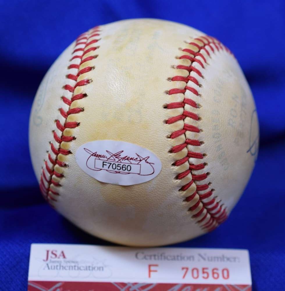 Buck Leonard JSA COA Autograph Official National League Feeney Signed Baseball
