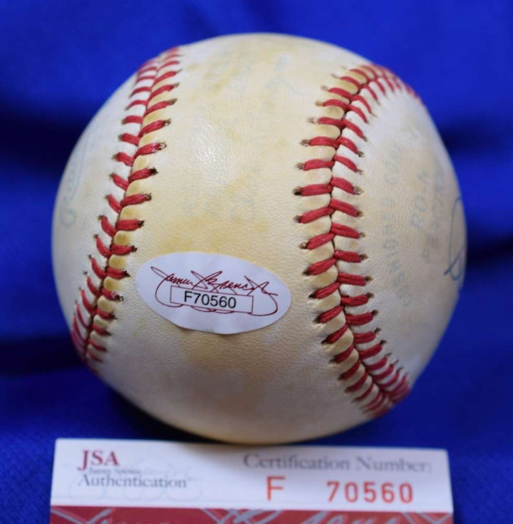 Buck Leonard JSA COA Autograph Official National League Feeney Signed Baseball