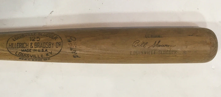 Bill Moose Skowron #14 Game Used 1950's K-55 LS Baseball Bat NY Yankees COA