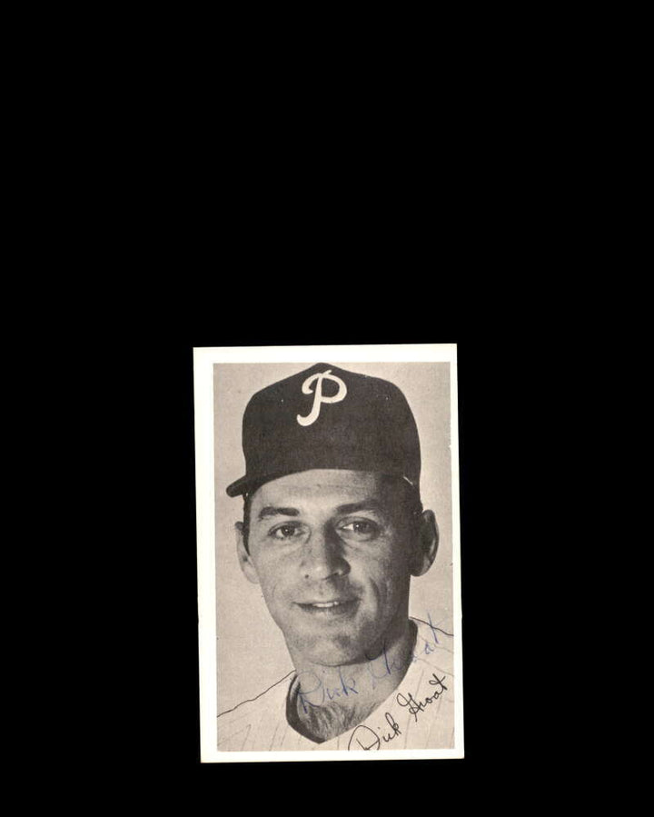 Dick Groat JSA Coa Signed 1967 Philadelphia Safe Driving Autograph