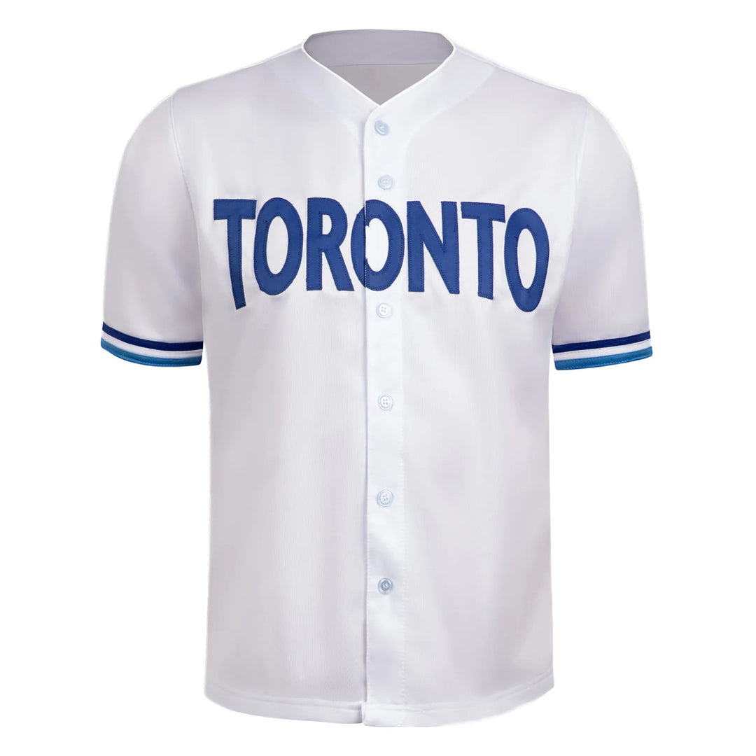 Lloyd Moseby Autographed Toronto City Design White Baseball Jersey