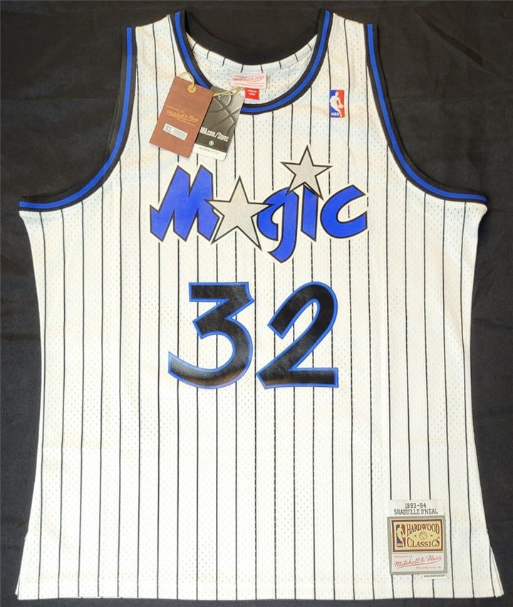 Shaquille O'Neal Shaq signed Mitchell & Ness 1993-94 Magic Jersey autograph PSA