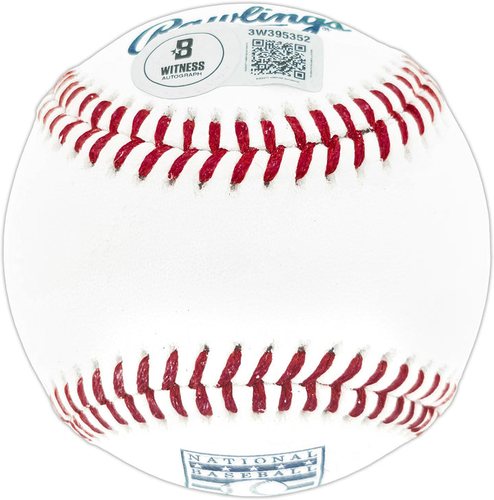 Jim Palmer Signed Official HOF Logo Baseball Orioles Beckett Witness