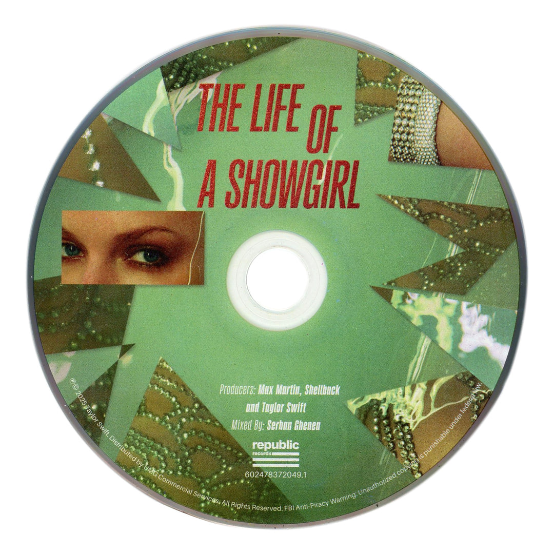 LONG SIGNATURE Taylor Swift Signed The Life Of A Showgirl CD JSA COA Autograph C