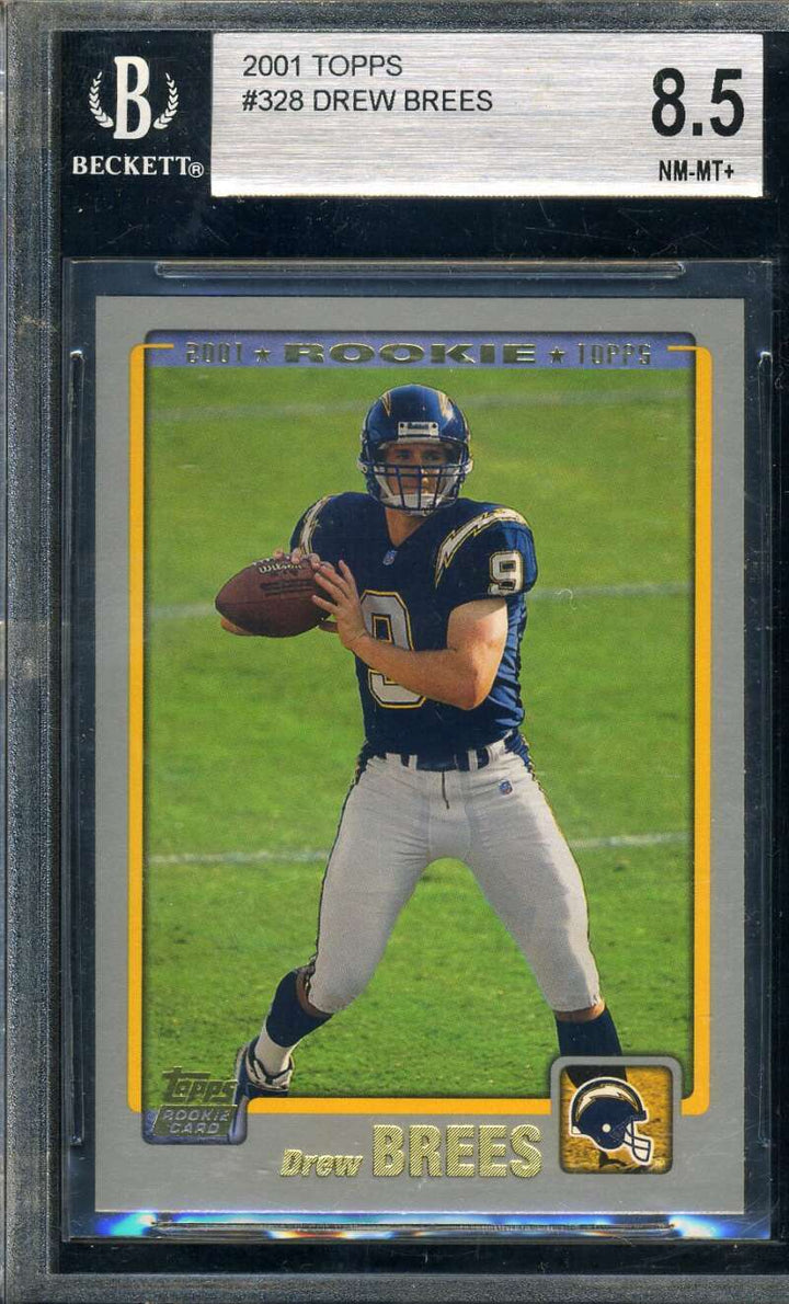 Drew Brees BGS 8.5 2001 Topps Rookie