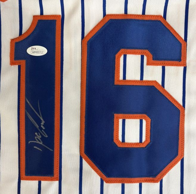 Dwight Doc Gooden New York Signed White Baseball Jersey JSA
