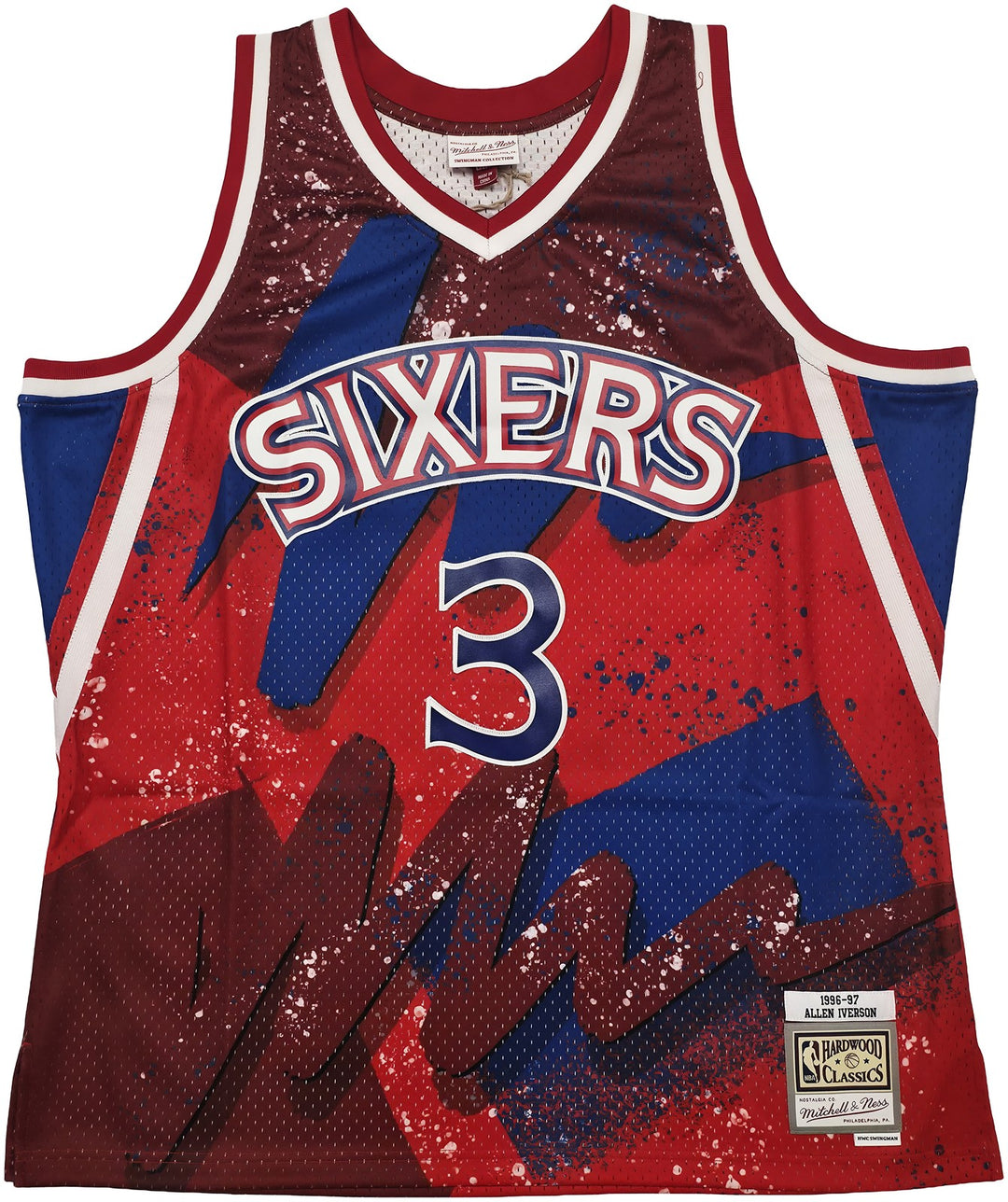 Allen Iverson Signed Mitchell & Ness 1996-97 Jersey "The Answer" Beckett 253250