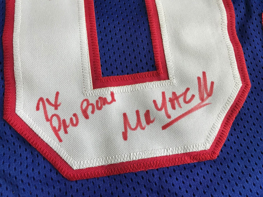 Andre Reed Signed Bills Jersey Inscribed x3 "Mr. Yac, HOF" COA Autograph Buffalo