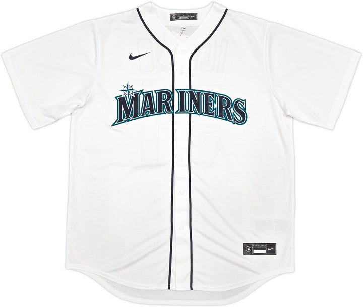 Mariners Ichiro Suzuki Auto White Nike Jersey Size L "HOF 25" IS Holo & Beckett