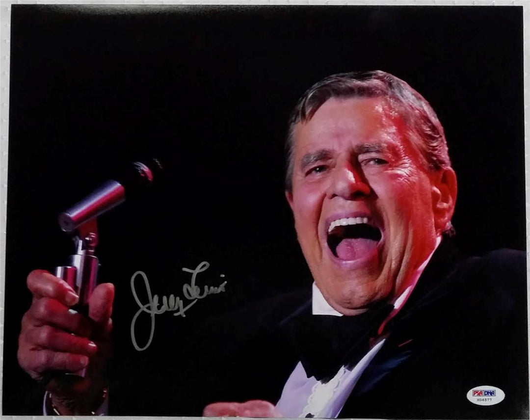 JERRY LEWIS Signed 11x14 Photo PSA/DNA COA Auto AUTOGRAPH Las Vegas