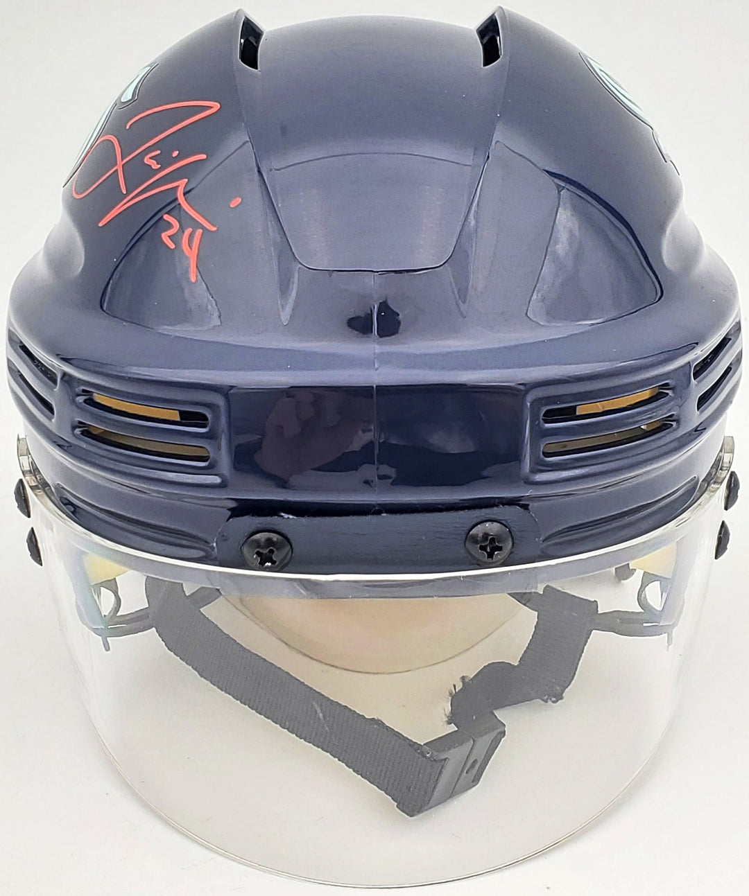 Jamie Oleksiak Autographed Signed Seattle Kraken Blue Mini Helmet Fanatics Holo