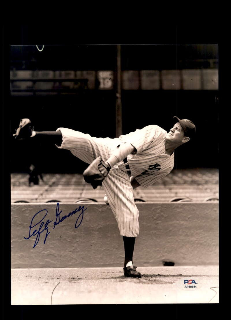 Lefty Gomez PSA DNA Autograph 8x10 Photo Signed