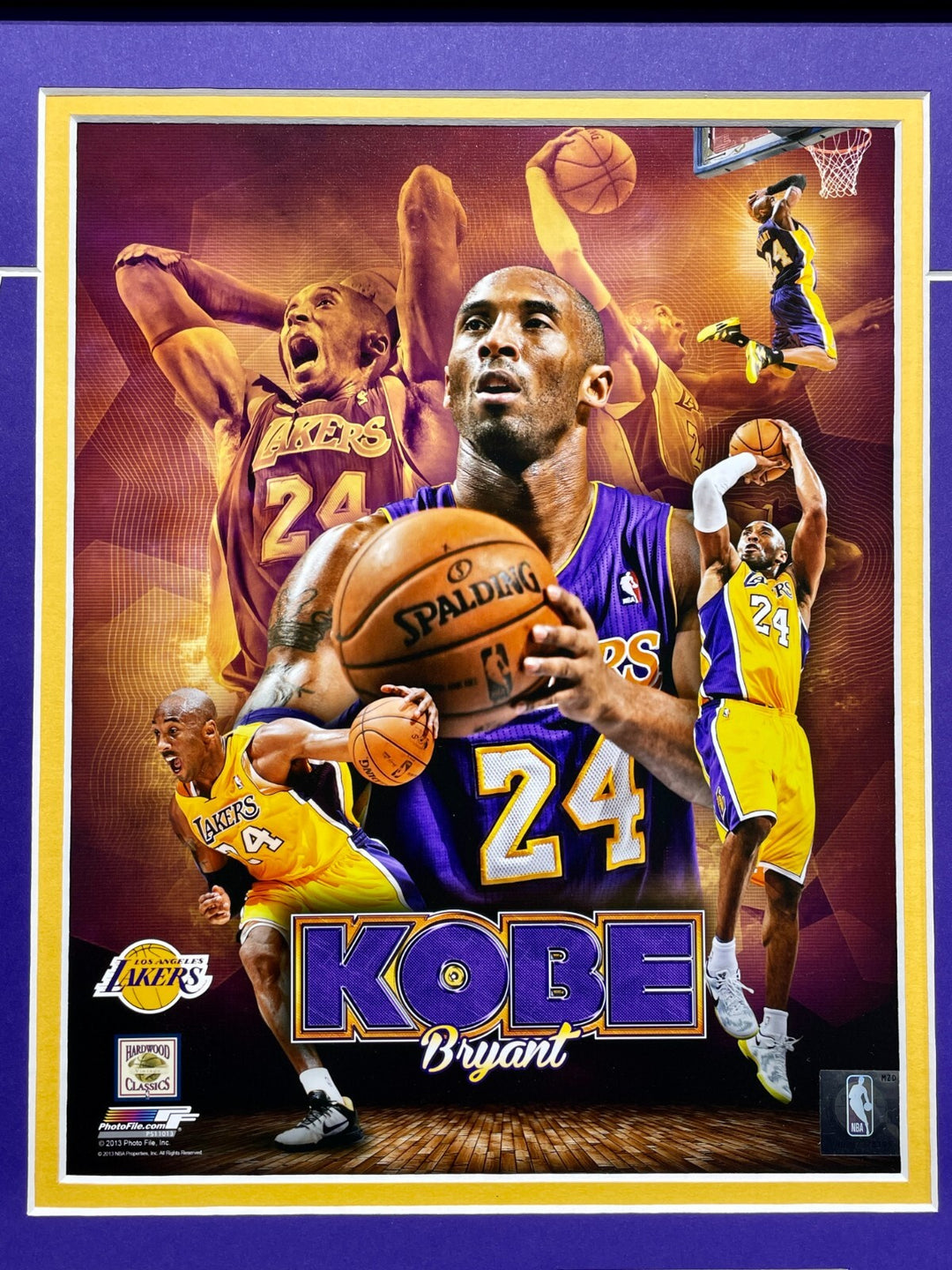 Kobe Bryant Final Lakers Game Used Confetti / Last Season Ticket Framed #D/248