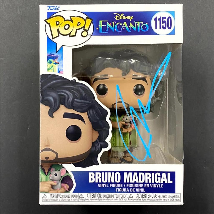 John Leguizamo signed Bruno Madrigal Encanto Funko Pop autograph (B) Beckett BAS