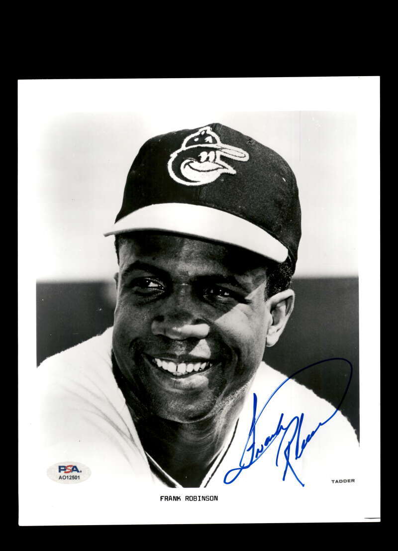 Frank Robinson PSA DNA Autograph 8x10 Photo Signed Orioles