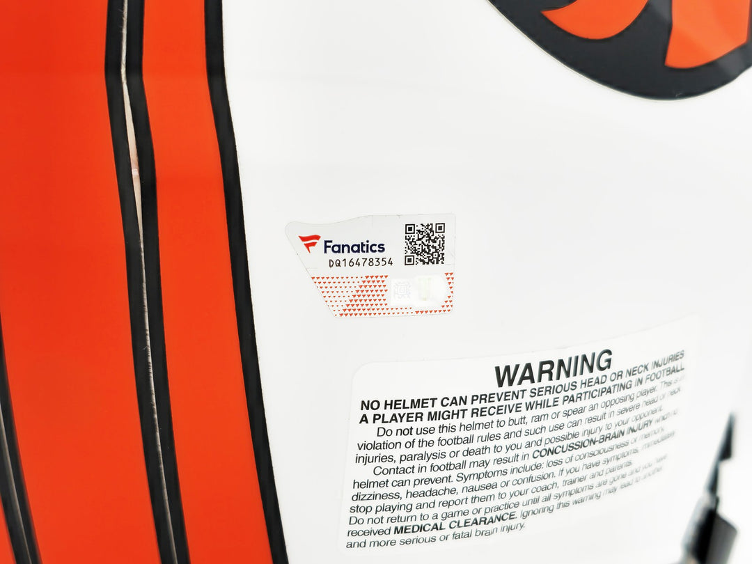 Russell Wilson Auto Broncos Lunar Eclipse White Full Size Auth Helmet Fanatics