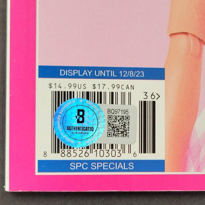 Greta Gerwig signed Barbie Time Magazine Director autograph (B) ~ Beckett BAS