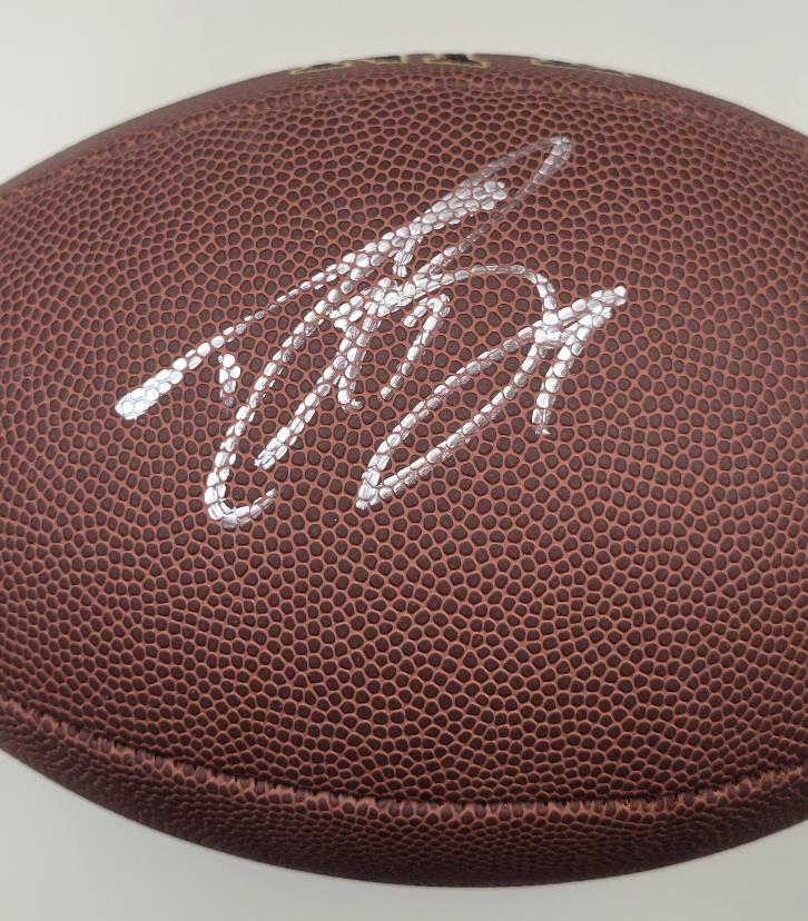 Drew Brees signed Replica NFL Football autograph New Orleans Saints Beckett BAS