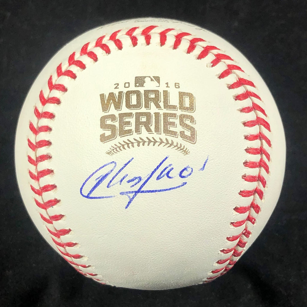 Aroldis Chapman signed 2016 World Series baseball PSA/DNA Chicago Cubs autograph