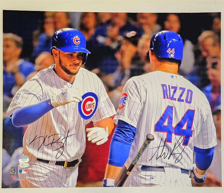 Kris Bryant & Anthony Rizzo signed Chicago Cubs 16x20 Photo ~ MLB Fanatics Holo