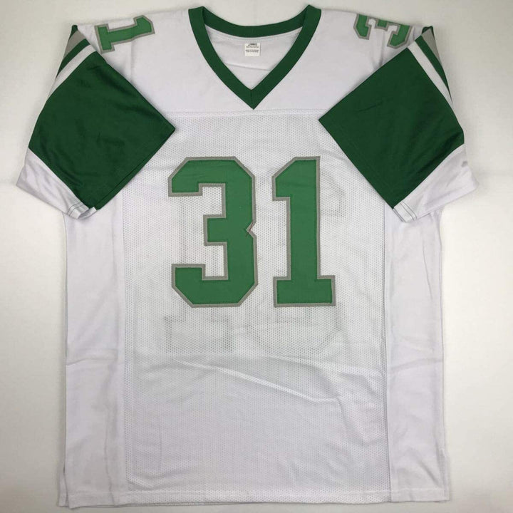 Autographed/Signed Wilbert Montgomery Inscribed Philadelphia White Football Jers
