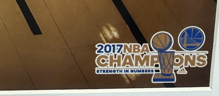 Stephen Curry Signed 16x20 Framed Chrome Finals Photo LeBron Warriors Auto JSA